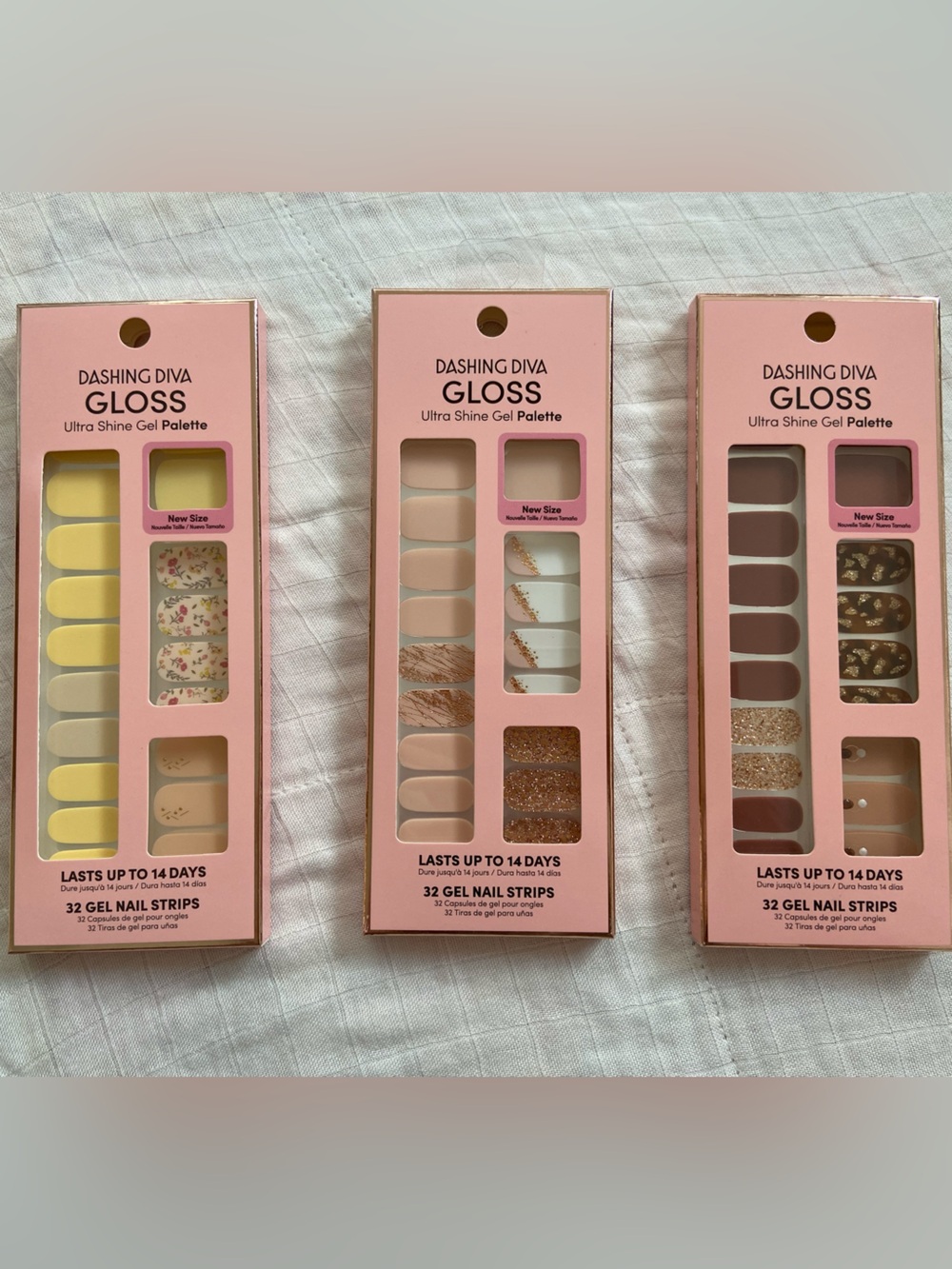 Dashing Diva Gloss Nail Strips - Pastel & Neutral Mix